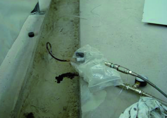 Betonreparatie, hoge druk, lage druk